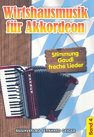Cover: 4260307720728 | Wirtshausmusik fuer Akkordeon 4 | Buch | Musikverlag Bernhard Geiger