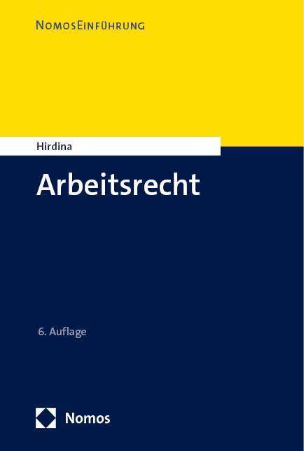 Cover: 9783756014637 | Arbeitsrecht | Einführung | Ralph Hirdina | Taschenbuch | 310 S.