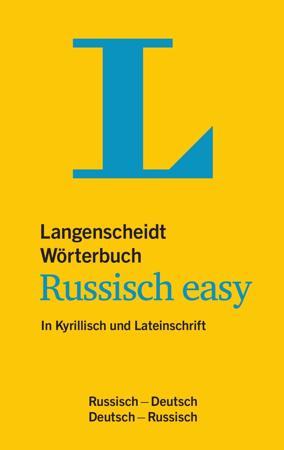 Cover: 9783125143197 | Langenscheidt Wörterbuch Russisch easy | Redaktion Langenscheidt