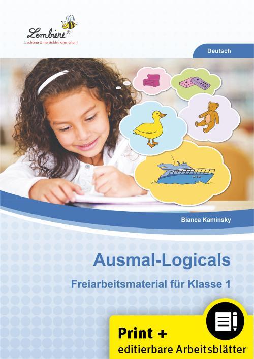 Cover: 9783956645730 | Ausmal-Logicals. Grundschule, Deutsch, Klasse 1 | (1. Klasse) | 42 S.