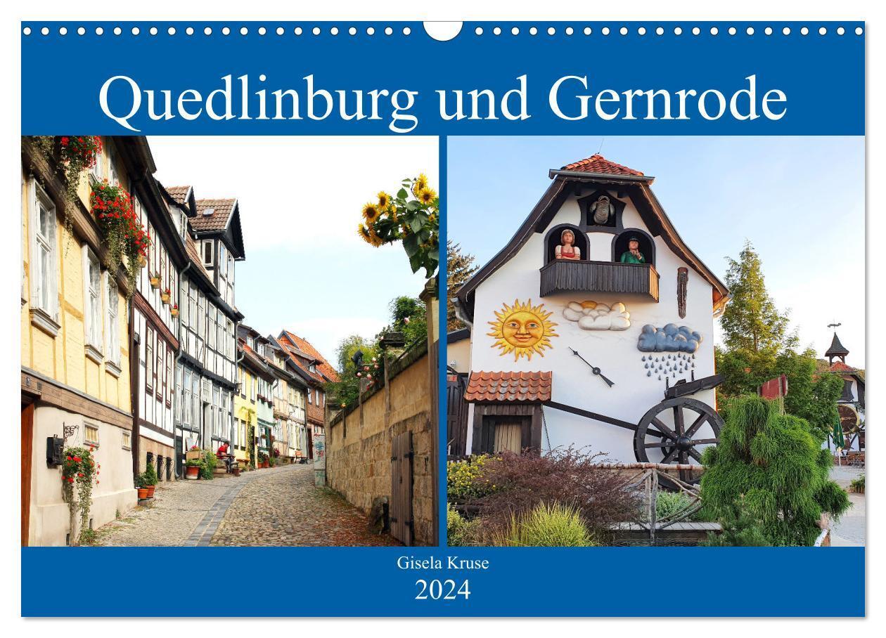 Cover: 9783383645341 | Quedlinburg und Gernrode (Wandkalender 2024 DIN A3 quer), CALVENDO...