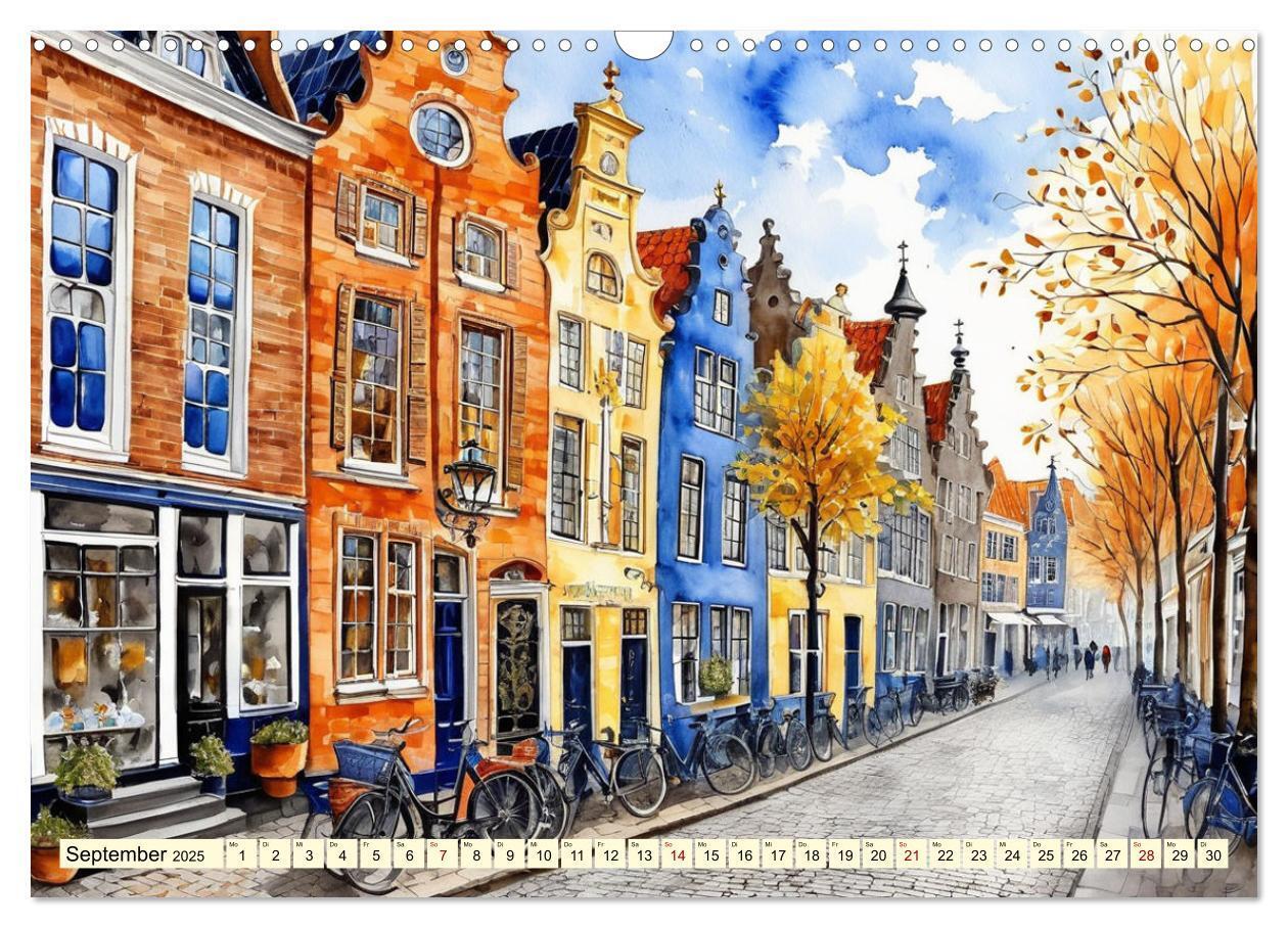 Bild: 9783457180808 | Zauberhafte Niederlande (Wandkalender 2025 DIN A3 quer), CALVENDO...