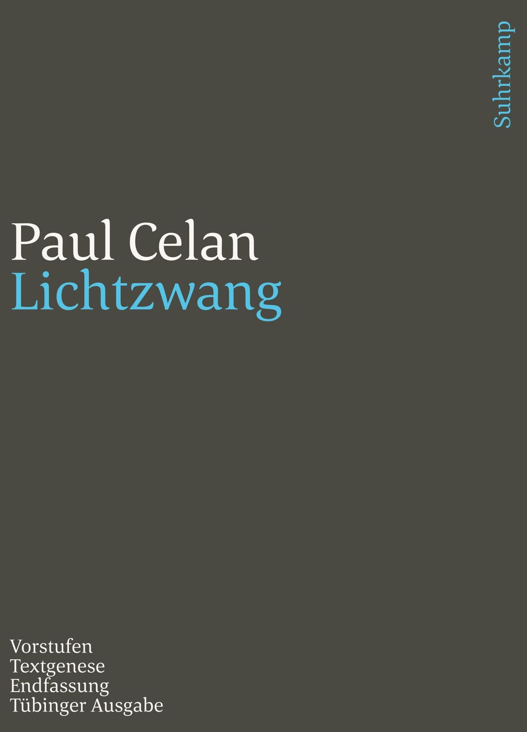 Cover: 9783518242667 | Werke. Tübinger Ausgabe | Paul Celan | Taschenbuch | 211 S. | Deutsch