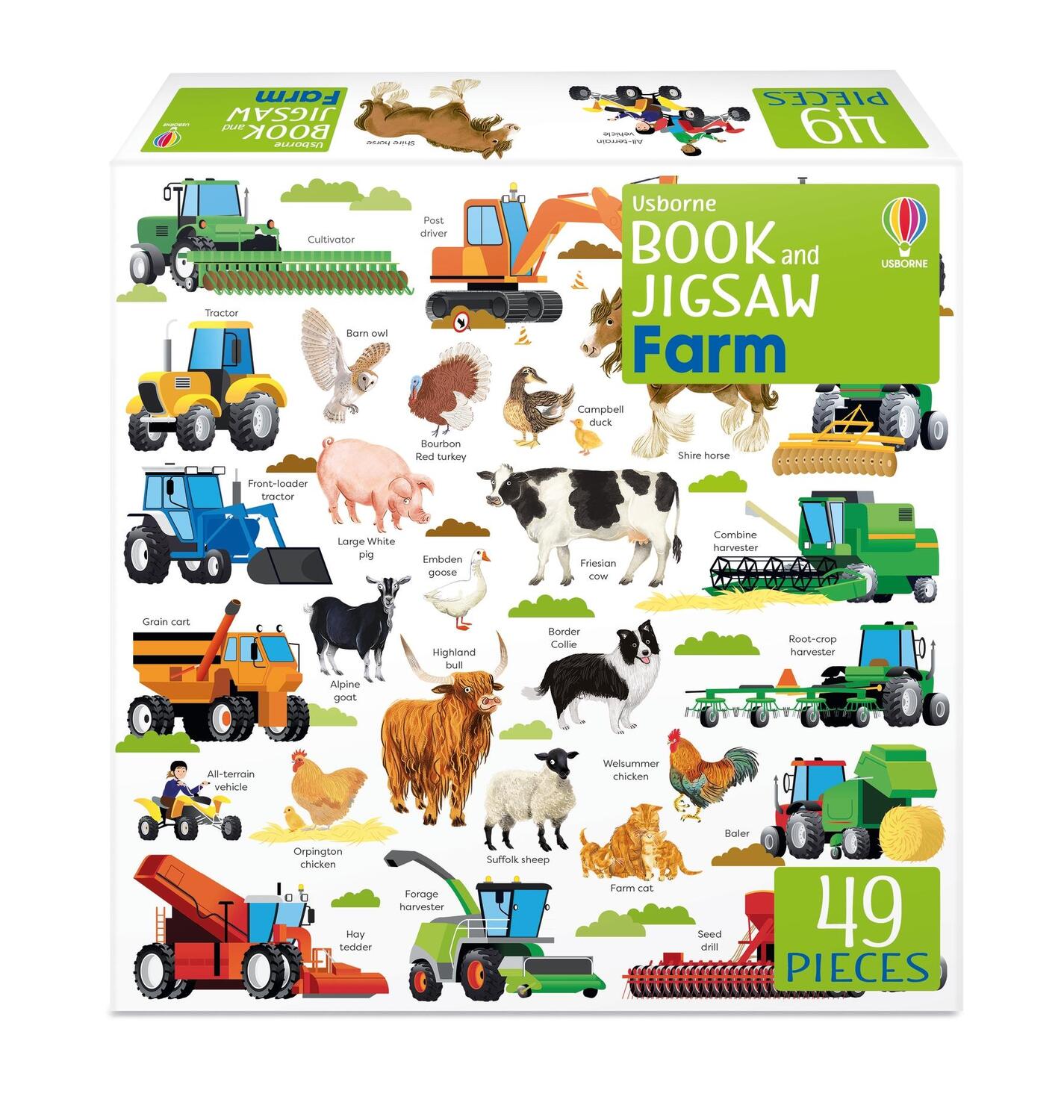 Cover: 9781803704838 | Usborne Book and Jigsaw Farm | Kate Nolan | Taschenbuch | Englisch