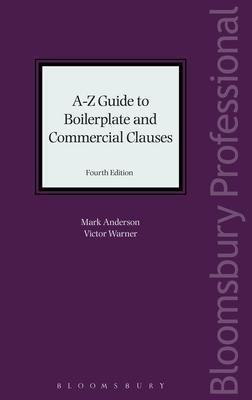 Cover: 9781526500601 | A-Z Guide to Boilerplate and Commercial Clauses | Anderson (u. a.)