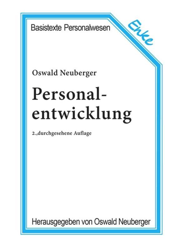 Cover: 9783828245655 | Personalentwicklung | Oswald Neuberger | Taschenbuch | ISSN | 349 S.