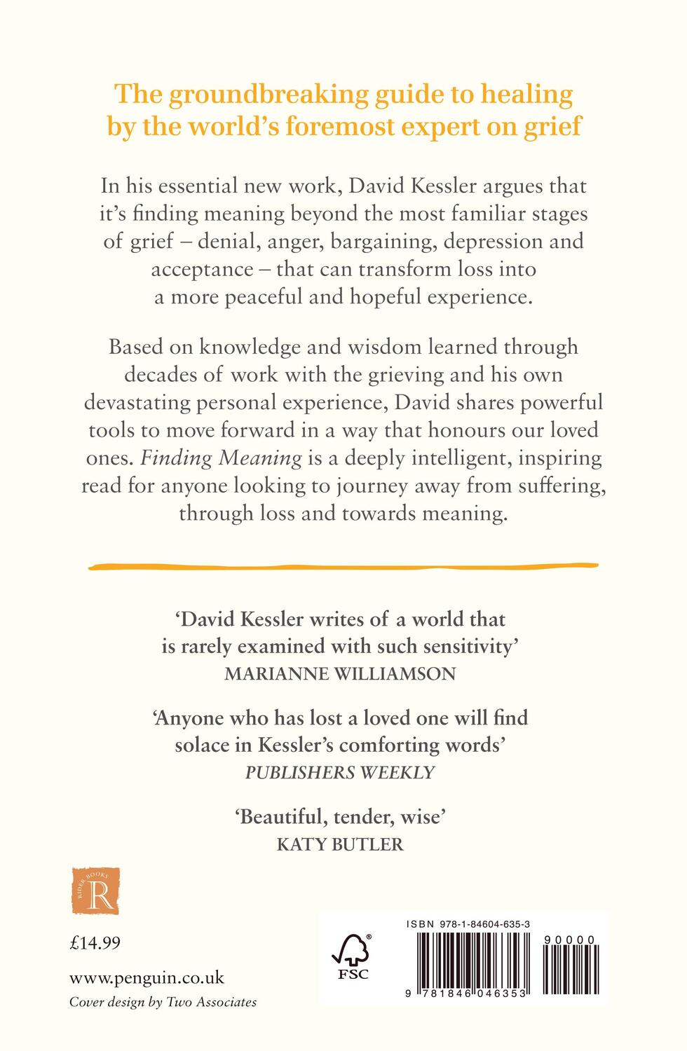 Rückseite: 9781846046353 | Finding Meaning | The Sixth Stage of Grief | David Kessler | Buch