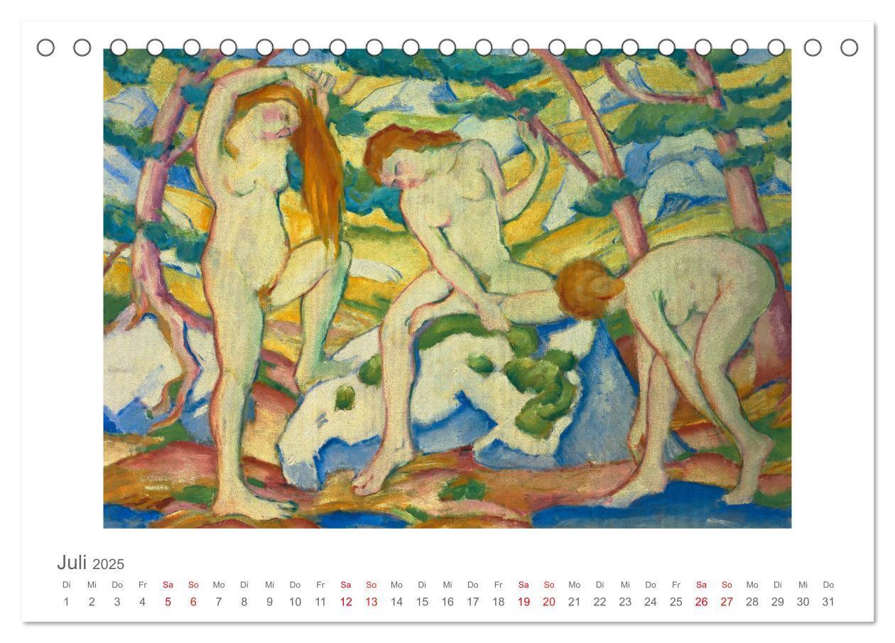 Bild: 9783435323555 | Franz Marc 2025 (Tischkalender 2025 DIN A5 quer), CALVENDO...