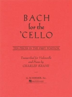 Cover: 9780793554386 | Bach for the Cello | Ten Pieces in the First Position | C. Krane