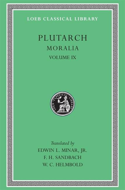 Cover: 9780674994676 | Moralia | Table-talk, Books 7-9. Dialogue on Love | Plutarch | Buch
