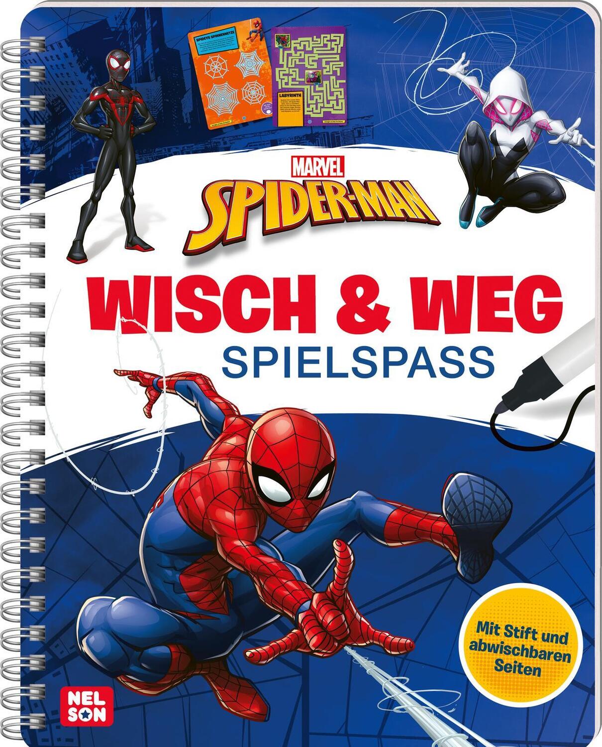 Cover: 9783845124162 | Marvel: Spider-Man Wisch &amp; Weg - Spielspaß | Taschenbuch | MARVEL