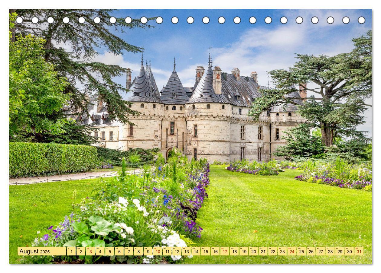 Bild: 9783383800429 | Châteaux. Im Tal der Loire (Tischkalender 2025 DIN A5 quer),...