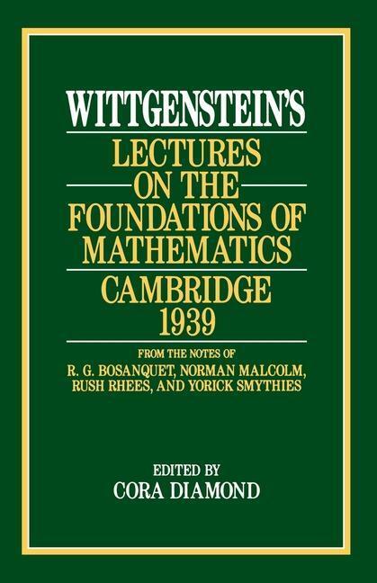 Cover: 9780226904269 | Wittgenstein`s Lectures on the Foundations of Mathematics,...
