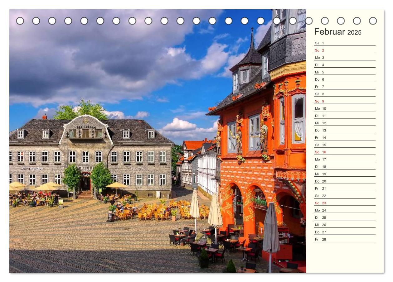 Bild: 9783435523559 | Goslar - Hanse- und Kaiserstadt im Harz (Tischkalender 2025 DIN A5...