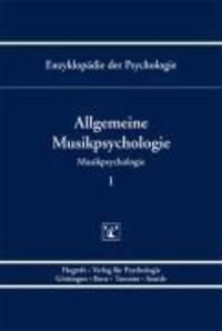 Cover: 9783801705800 | Allgemeine Musikpsychologie | Buch | XXII | Deutsch | 2005
