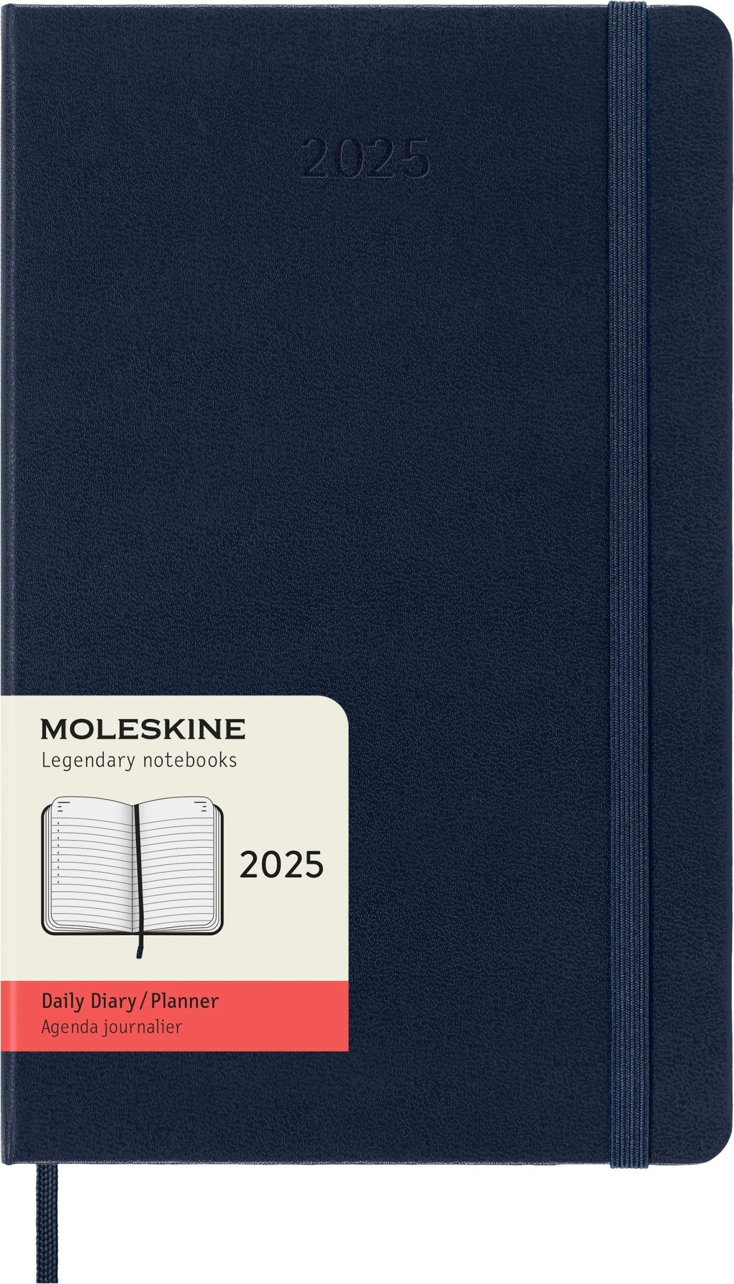 Cover: 8056999270124 | Moleskine 12 Monate Tageskalender 2025, Large/A5, 1 Tag = 1 Seite,...