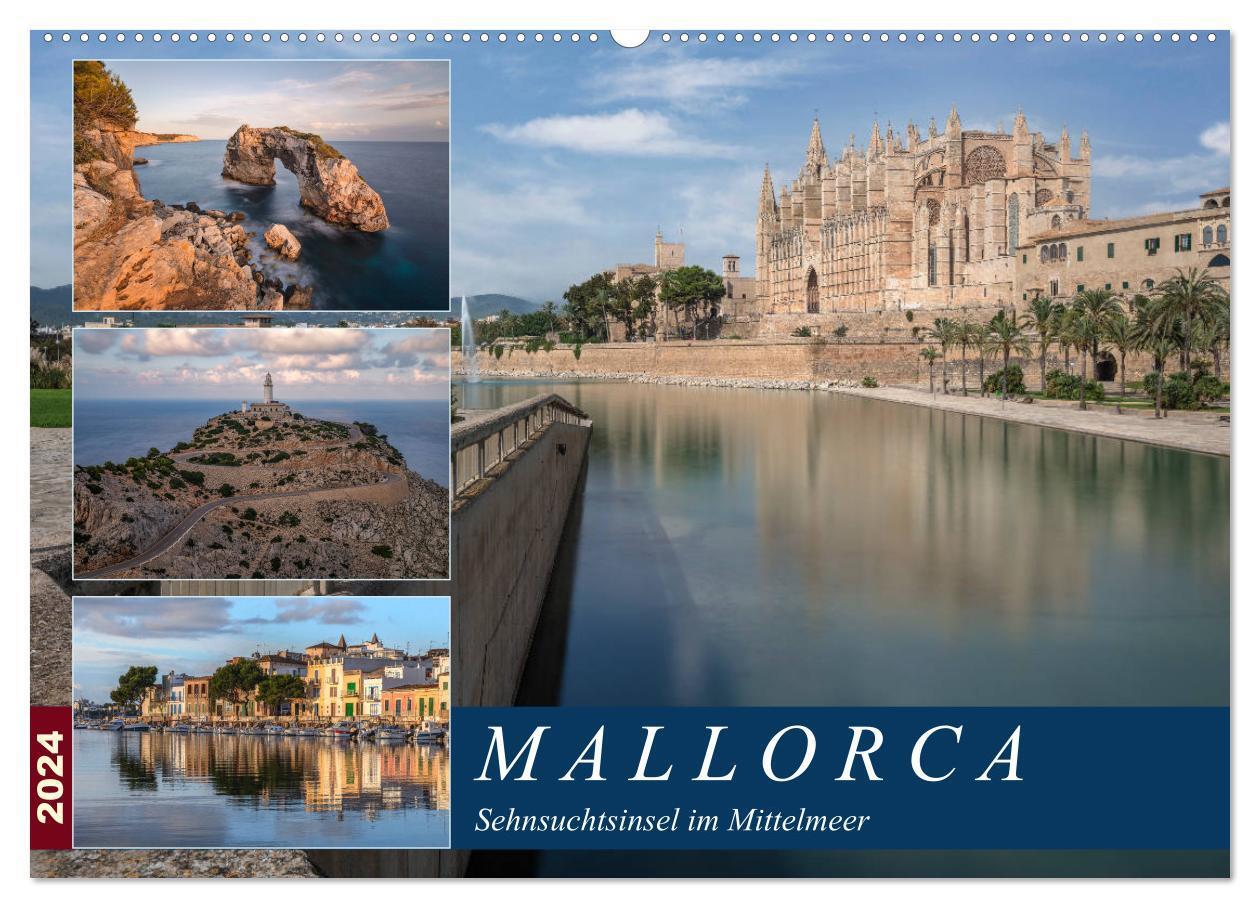 Cover: 9783383043482 | Mallorca, Sehnsuchtsinsel im Mittelmeer (Wandkalender 2024 DIN A2...