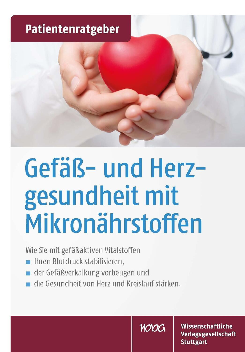 Cover: 9783804739413 | Gefäß- und Herzgesundheit mit Mikronährstoffen | Patientenratgeber