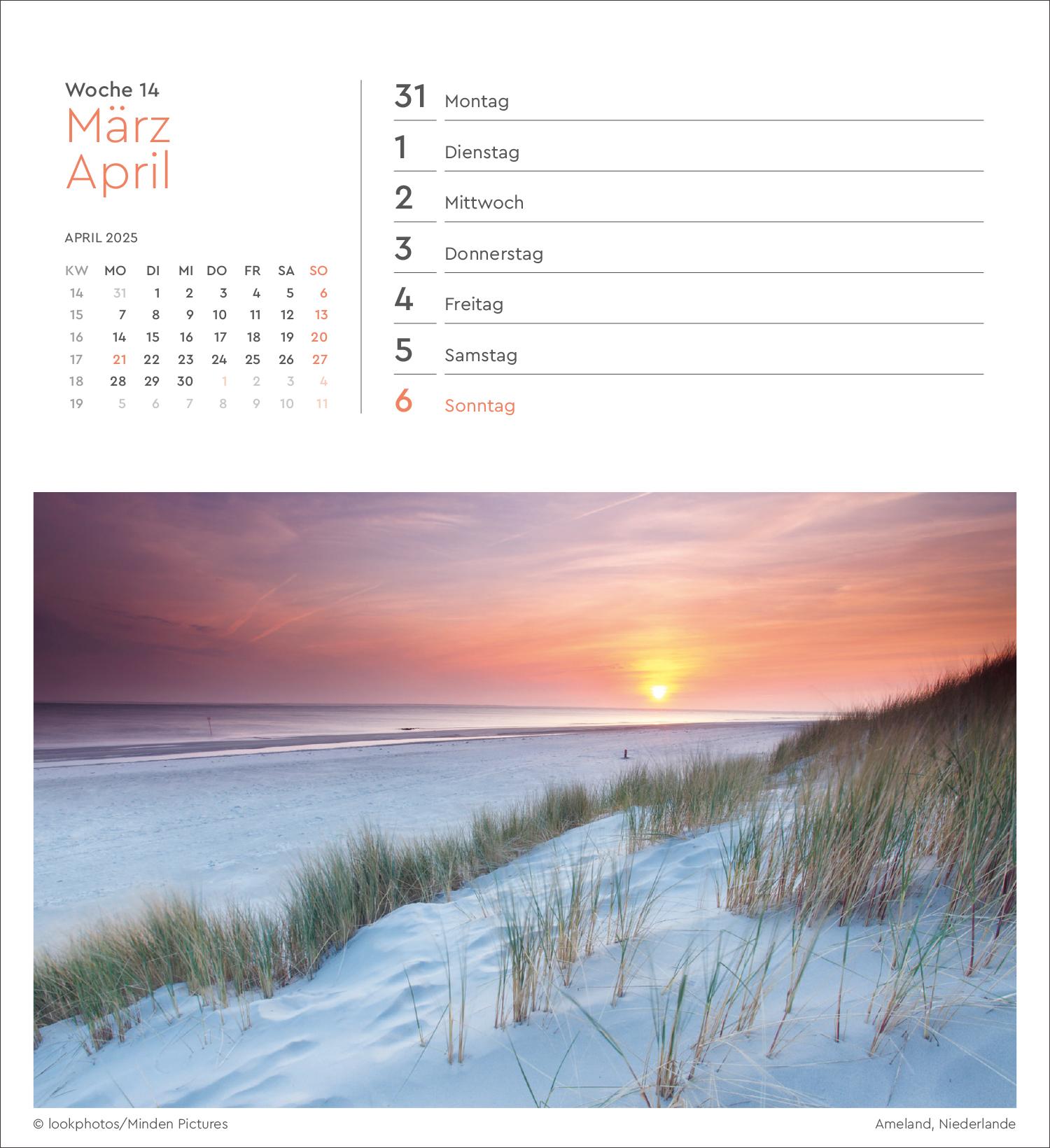 Bild: 9783965913899 | Nordseeküste - KUNTH Postkartenkalender 2025 | Kalender | 53 S. | 2025