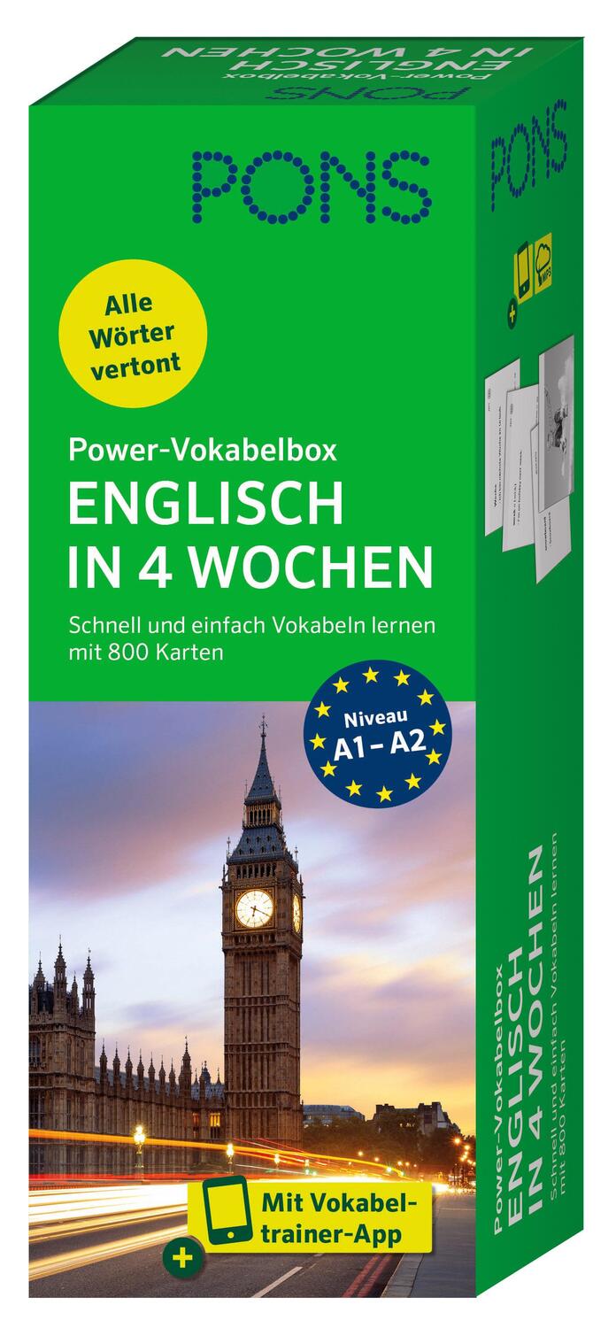 Cover: 9783125660182 | PONS Power-Vokabelbox Englisch | Taschenbuch | PONS Power-Vokabelbox