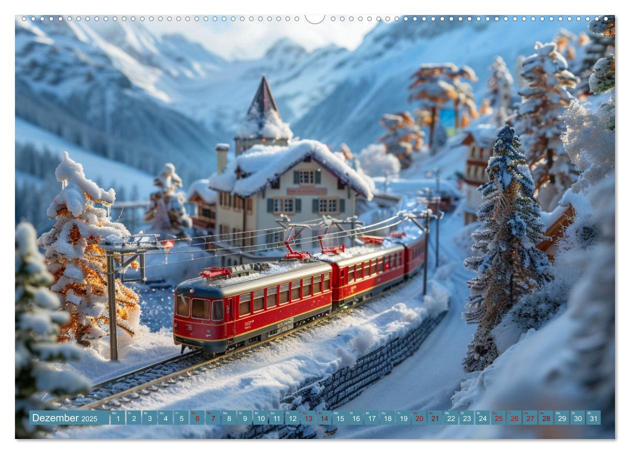 Bild: 9783435379903 | Modelleisenbahnen sind cool (Wandkalender 2025 DIN A2 quer),...