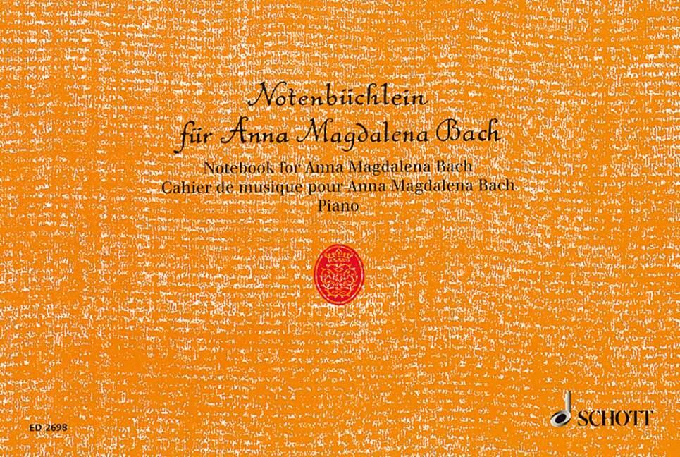 Cover: 9790001039239 | Notenbüchlein für Anna Magdalena Bach | Johann Sebastian Bach | 2015