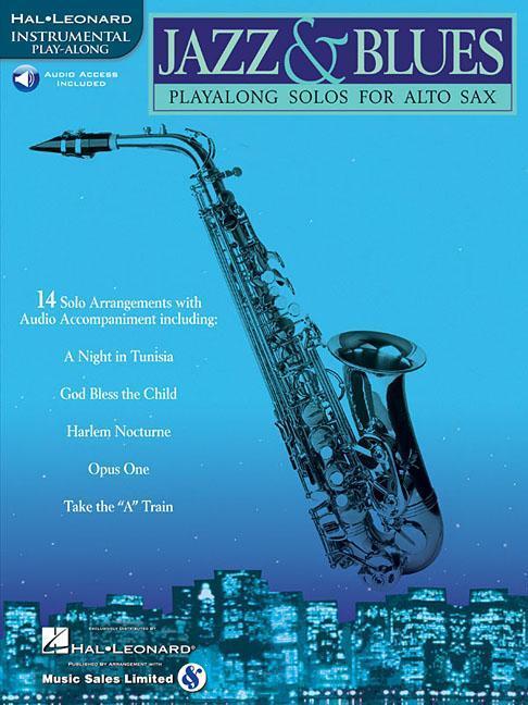 Cover: 9780634004438 | Jazz &amp; Blues - Play-Along Solos for Alto Sax (Book/Online Audio)