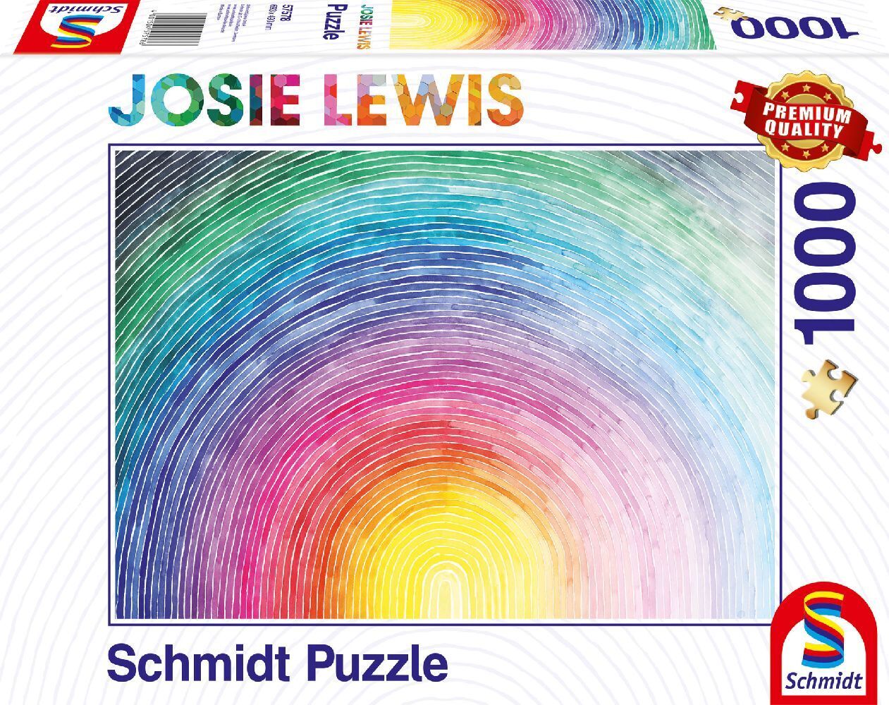 Cover: 4001504575786 | Aufgehender Regenbogen | Puzzle Josie Lewis 1.000 Teile | Spiel | 2023