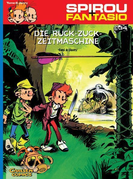 Cover: 9783551772343 | Spirou &amp; Fantasio 34: Die Ruck-Zuck-Zeitmaschine | (Neuedition) | Buch