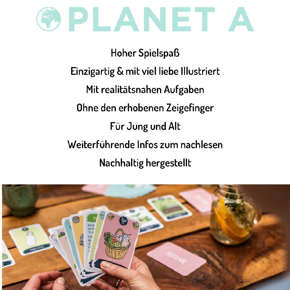Bild: 4270001252708 | Denkriesen - Planet A - "Das nachhaltige Kartenspiel." (Spiel) | Spiel