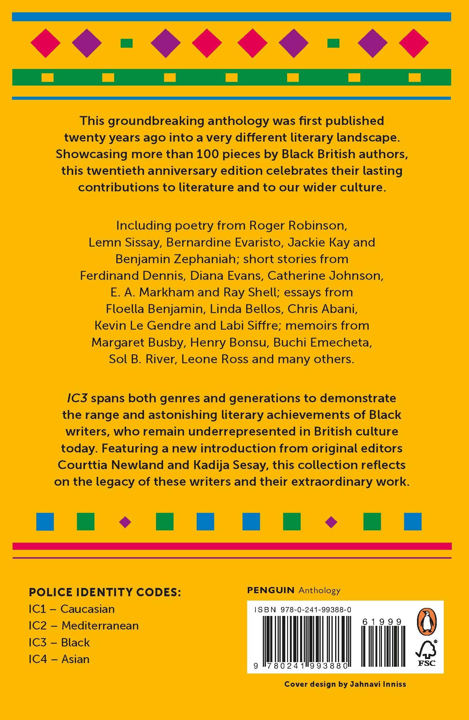 Rückseite: 9780241993880 | Ic3: The Penguin Book of New Black Writing in Britain | Authors | Buch