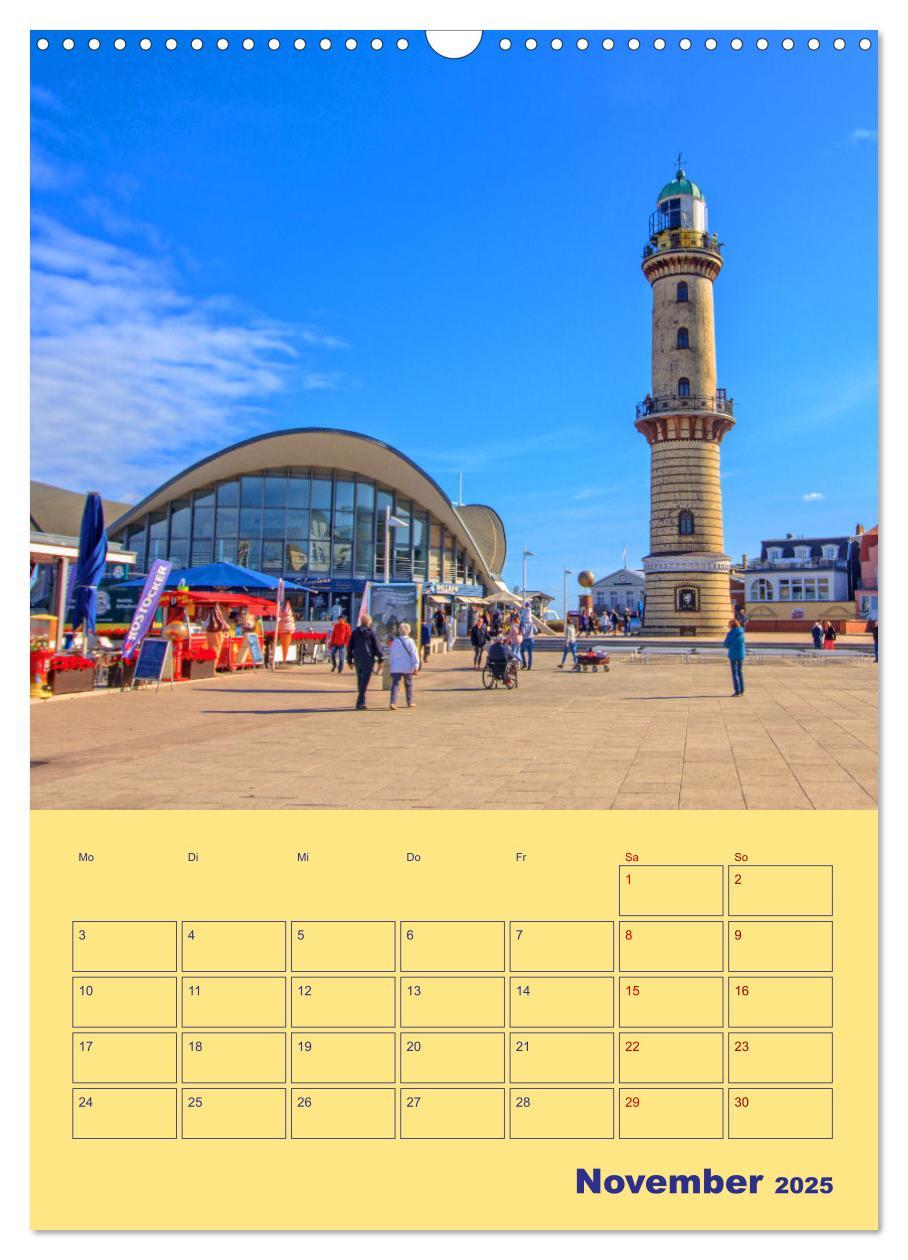 Bild: 9783435881444 | Sehnsuchtsort Warnemünde (Wandkalender 2025 DIN A3 hoch), CALVENDO...