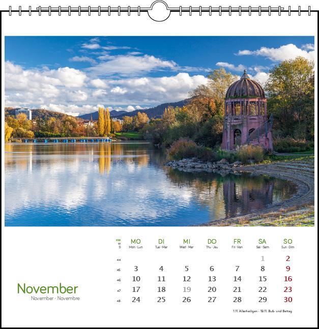 Bild: 9783861924142 | Freiburg 2025 | Postkarten-Tischkalender | Kalender | Spiralbindung