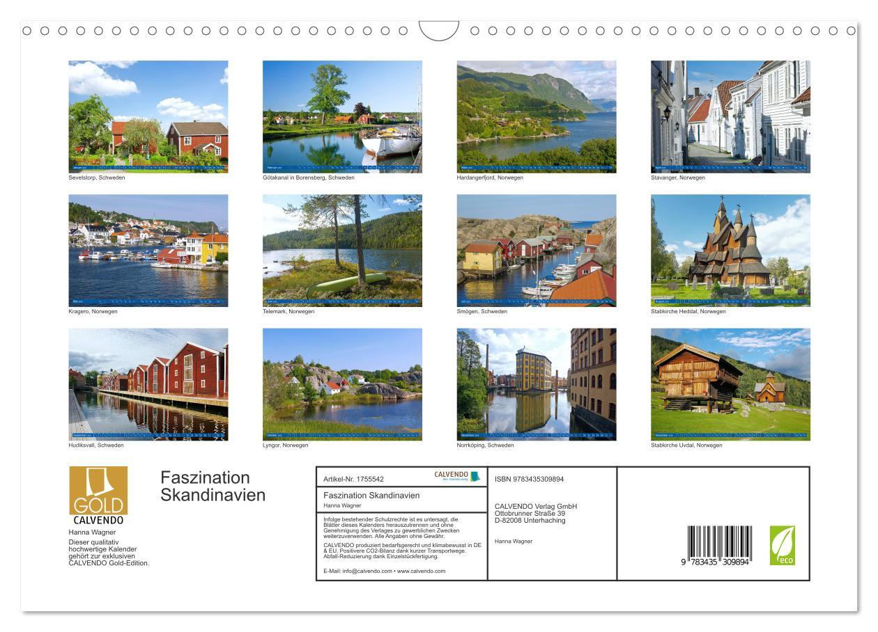 Bild: 9783435309894 | Faszination Skandinavien (Wandkalender 2025 DIN A3 quer), CALVENDO...