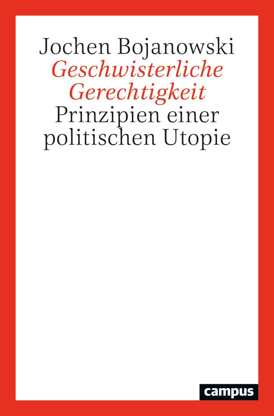Cover: 9783593517971 | Geschwisterliche Gerechtigkeit | Prinzipien einer politischen Utopie