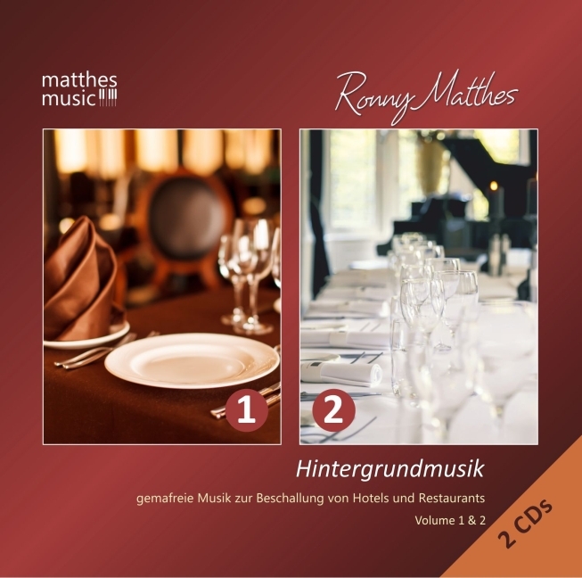 Cover: 4260264510790 | Hintergrundmusik. Vol.1+2, 2 Audio-CDs | Ronny Matthes | Audio-CD