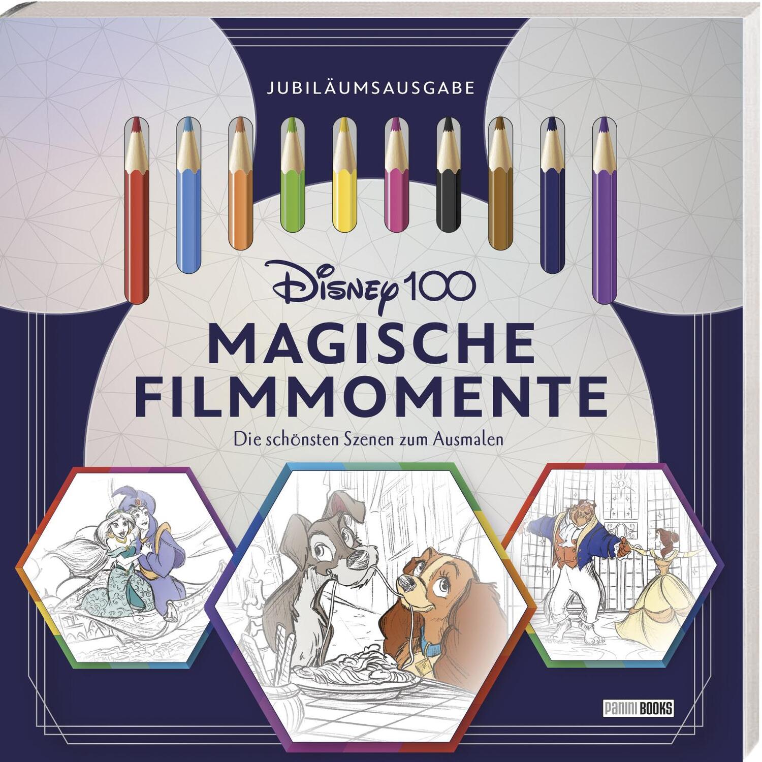 Cover: 9783833243929 | Disney 100: Magische Filmmomente - Die schönsten Szenen zum Ausmalen