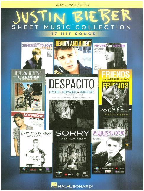 Cover: 888680709693 | Justin Bieber - Sheet Music Collection | 15 Hit Songs | Justin Bieber