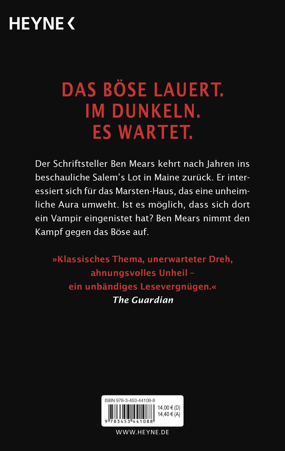 Bild: 9783453441088 | Brennen muss Salem | Roman | Stephen King | Taschenbuch | 656 S.