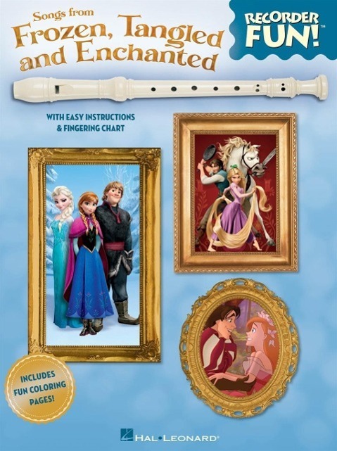 Cover: 9781480396708 | Songs from Frozen, Tangled and Enchanted - Recorder Fun!: With Easy...