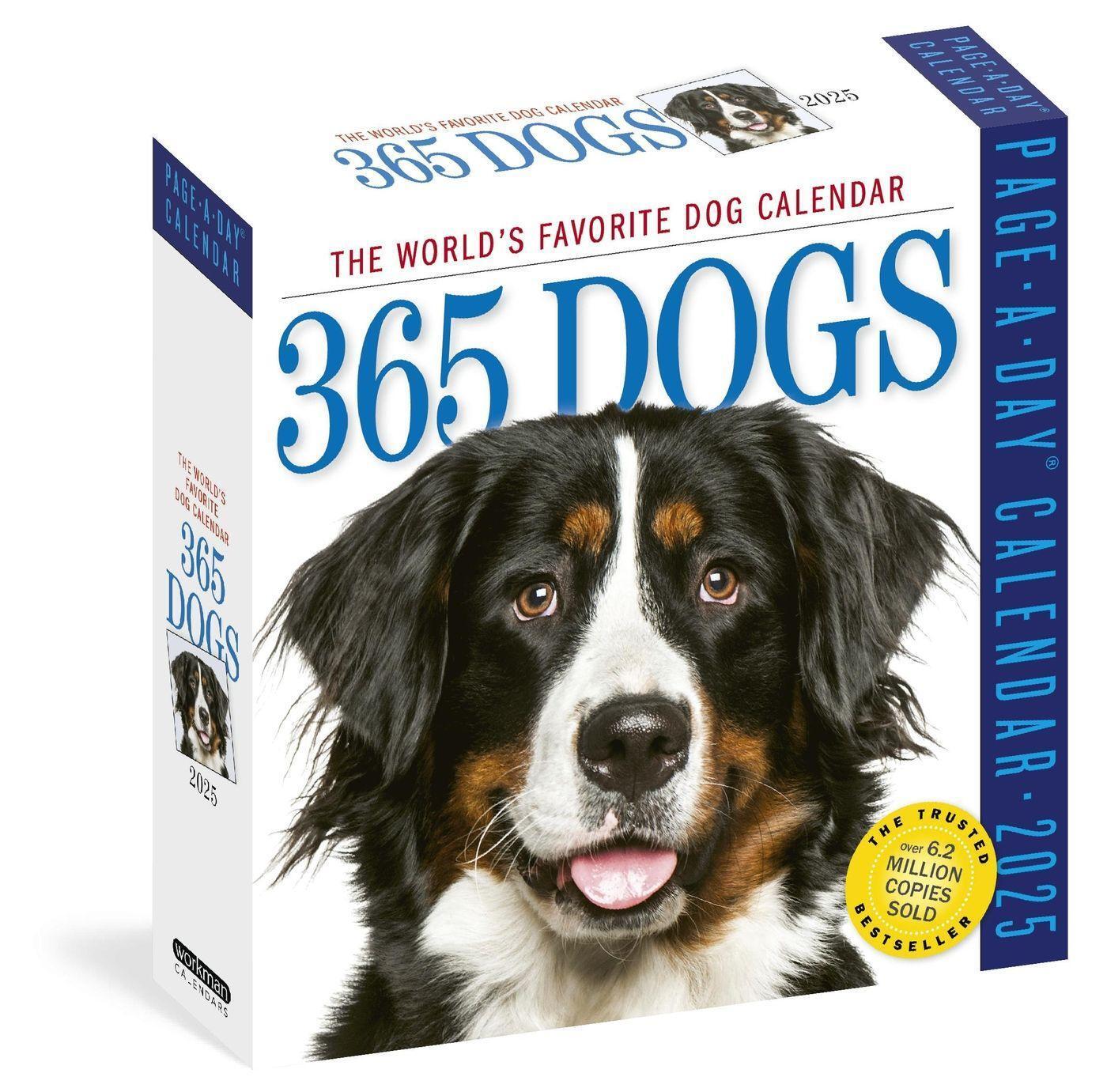 Cover: 9781523524570 | 365 Dogs Page-A-Day® Calendar 2025 | The World's Favorite Dog Calendar