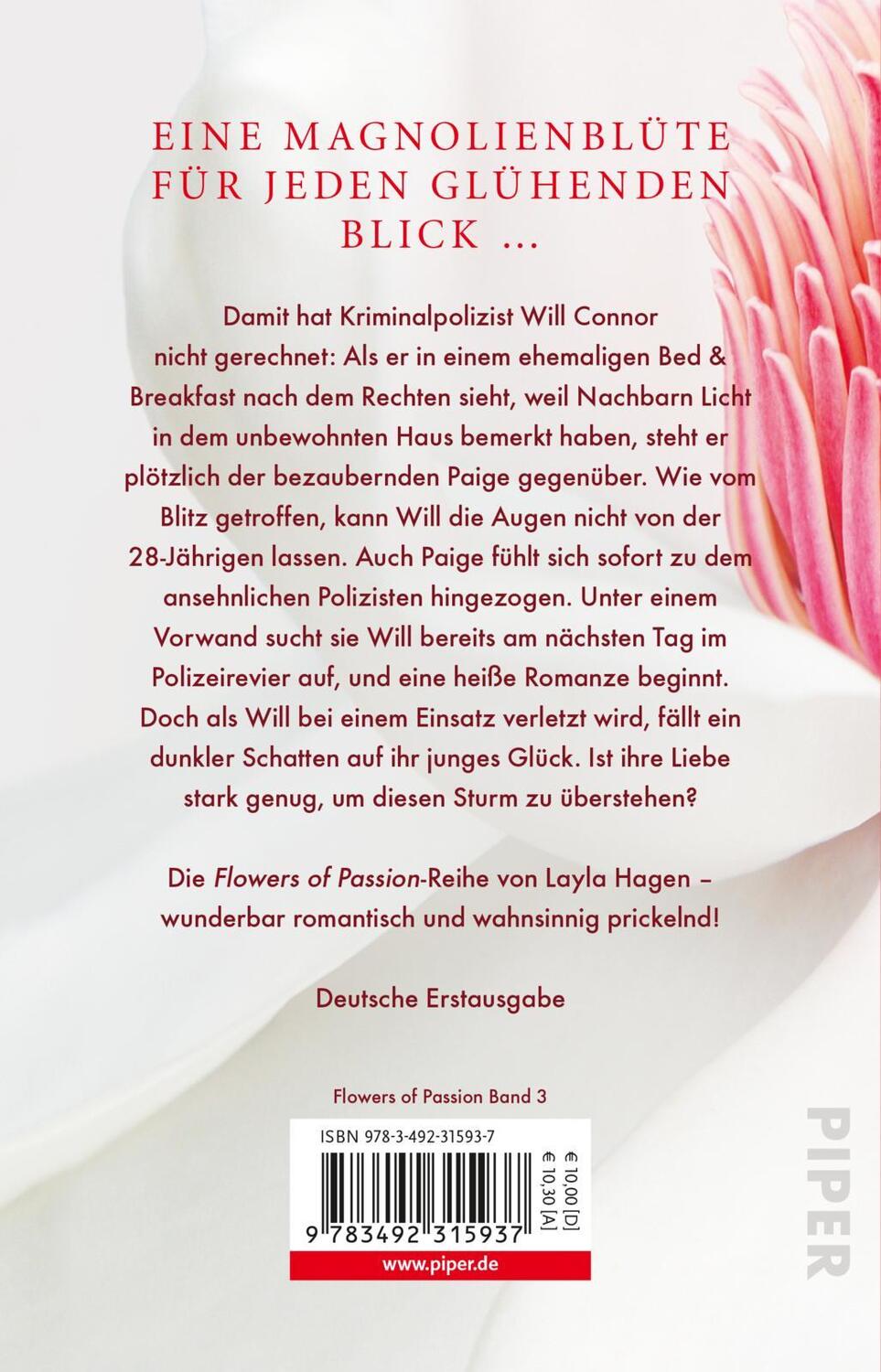 Rückseite: 9783492315937 | Flowers of Passion - Zärtliche Magnolien | Layla Hagen | Taschenbuch