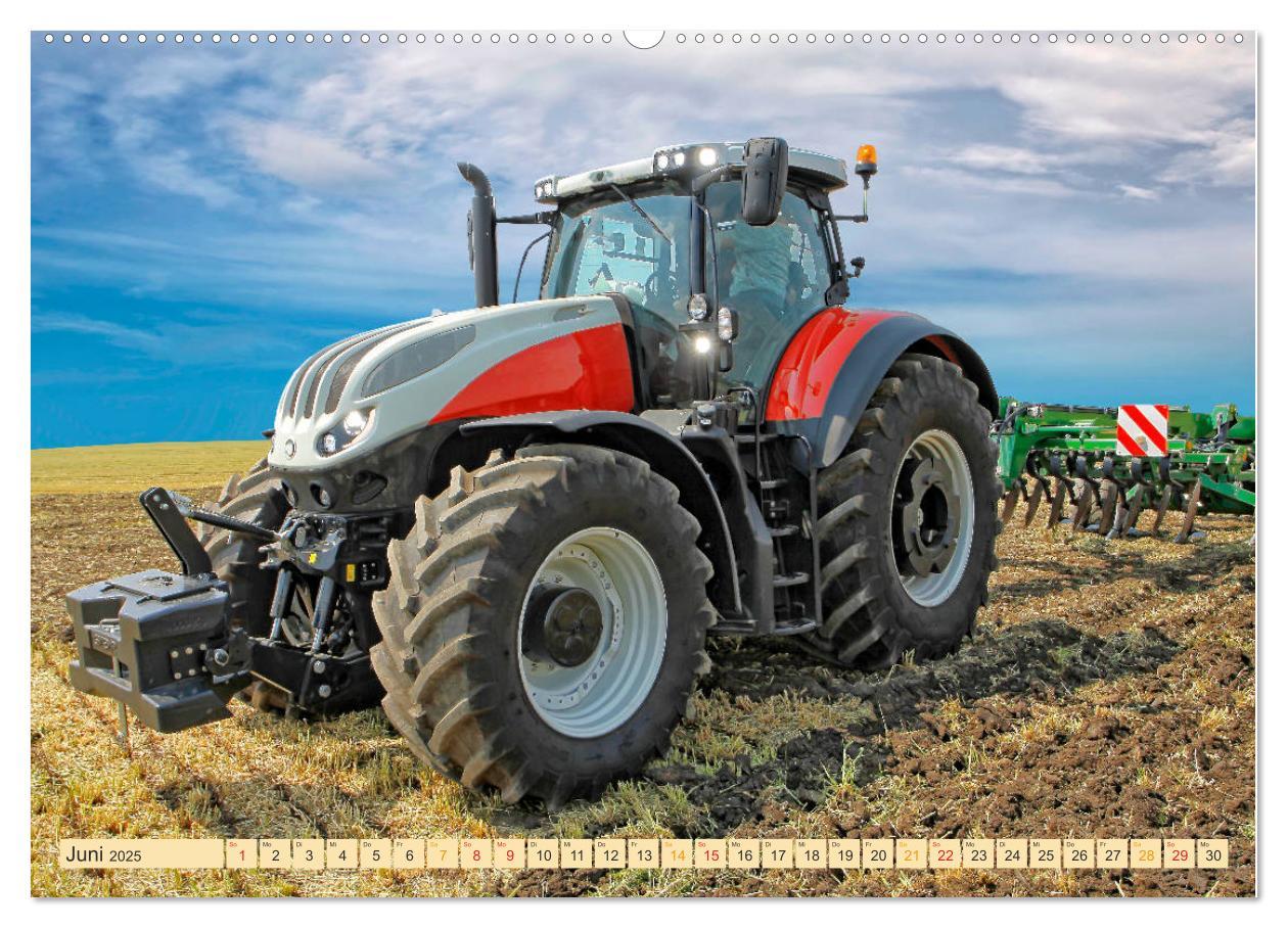 Bild: 9783435299027 | Traktoren - Giganten in der Landwirtschaft (Wandkalender 2025 DIN...