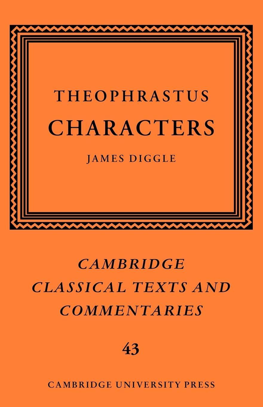 Cover: 9780521045766 | Theophrastus | Characters | Theophrastus | Taschenbuch | Paperback