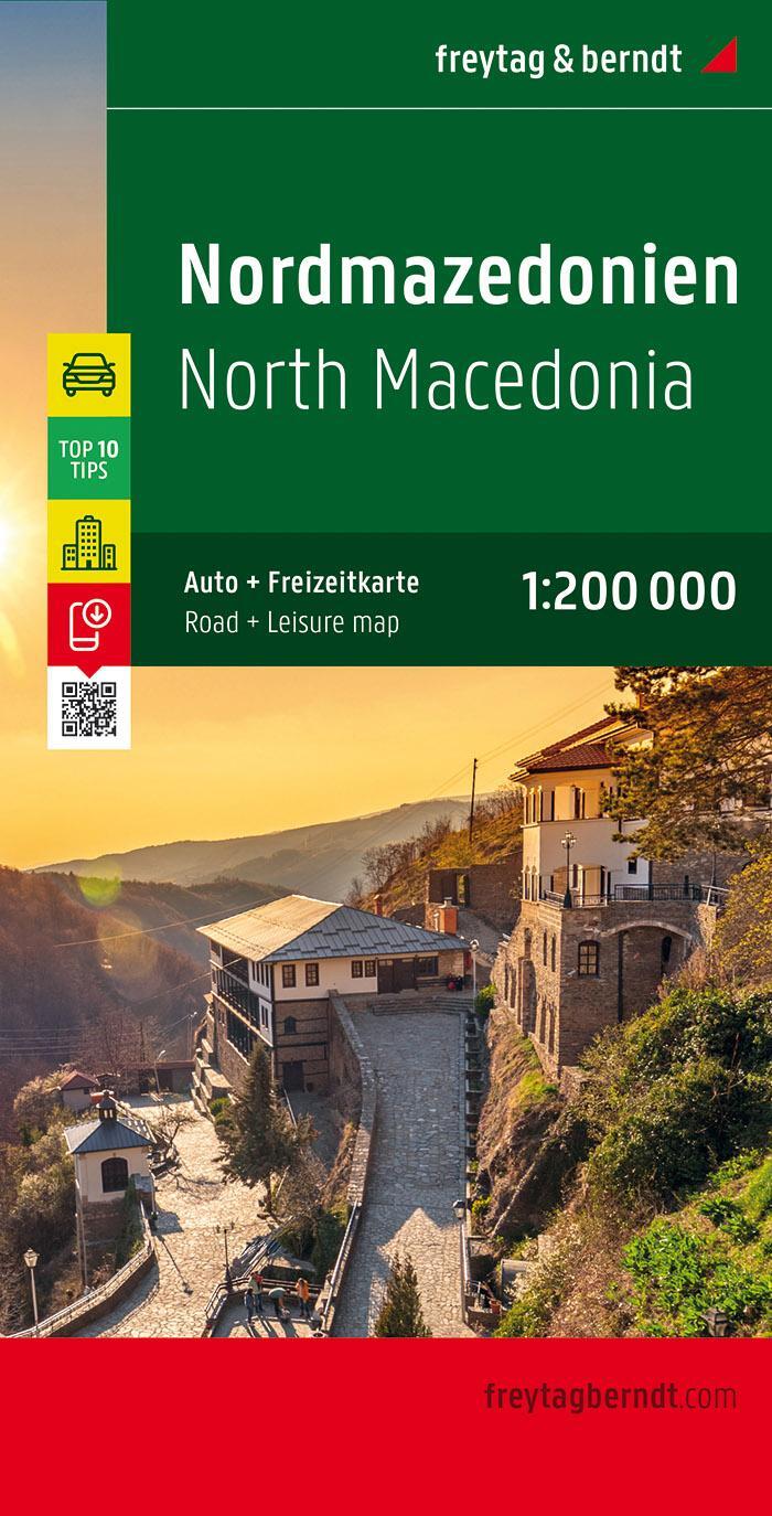 Cover: 9783707912807 | Mazedonien 1 : 200 000 | (Land-)Karte | Deutsch | 2020
