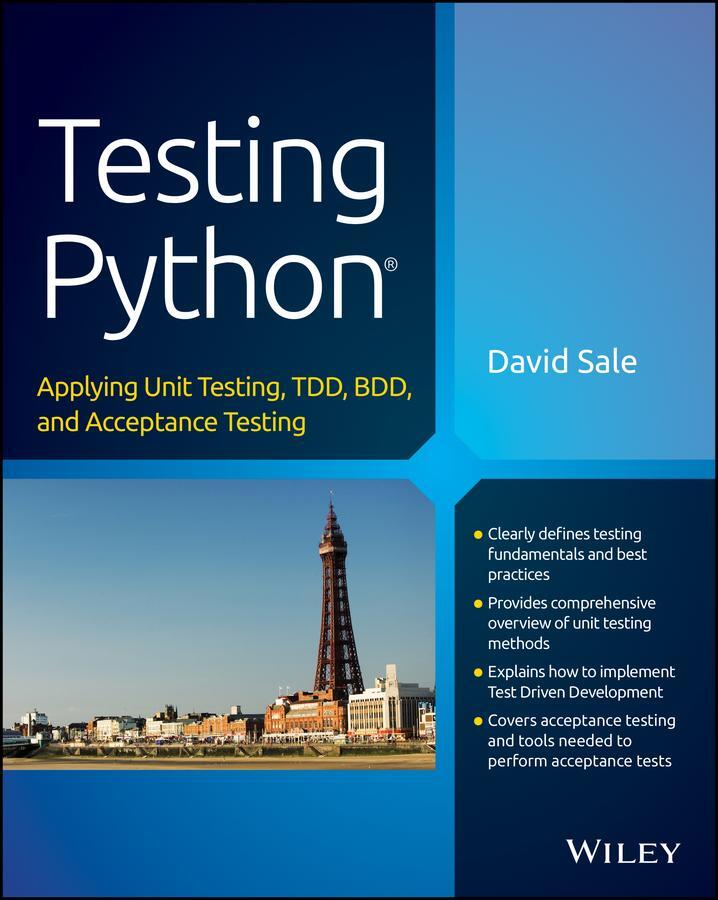 Cover: 9781118901229 | Testing Python | David Sale | Taschenbuch | Englisch | 2014 | Wiley