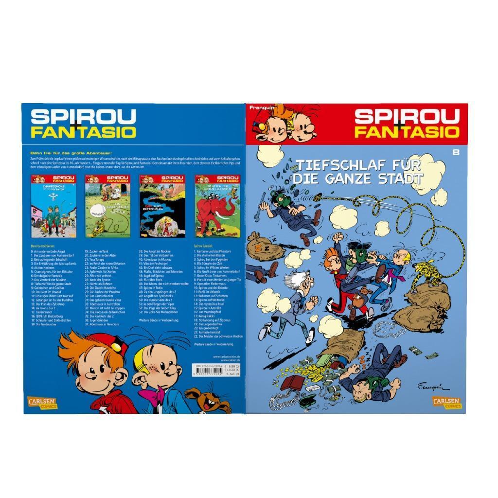 Bild: 9783551772084 | Spirou und Fantasio 08. Tiefschlaf für die ganze Stadt | Franquin