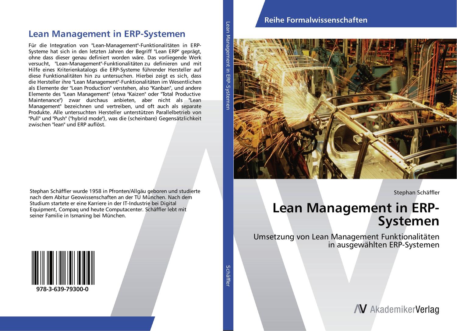 Cover: 9783639793000 | Lean Management in ERP-Systemen | Stephan Schäffler | Taschenbuch
