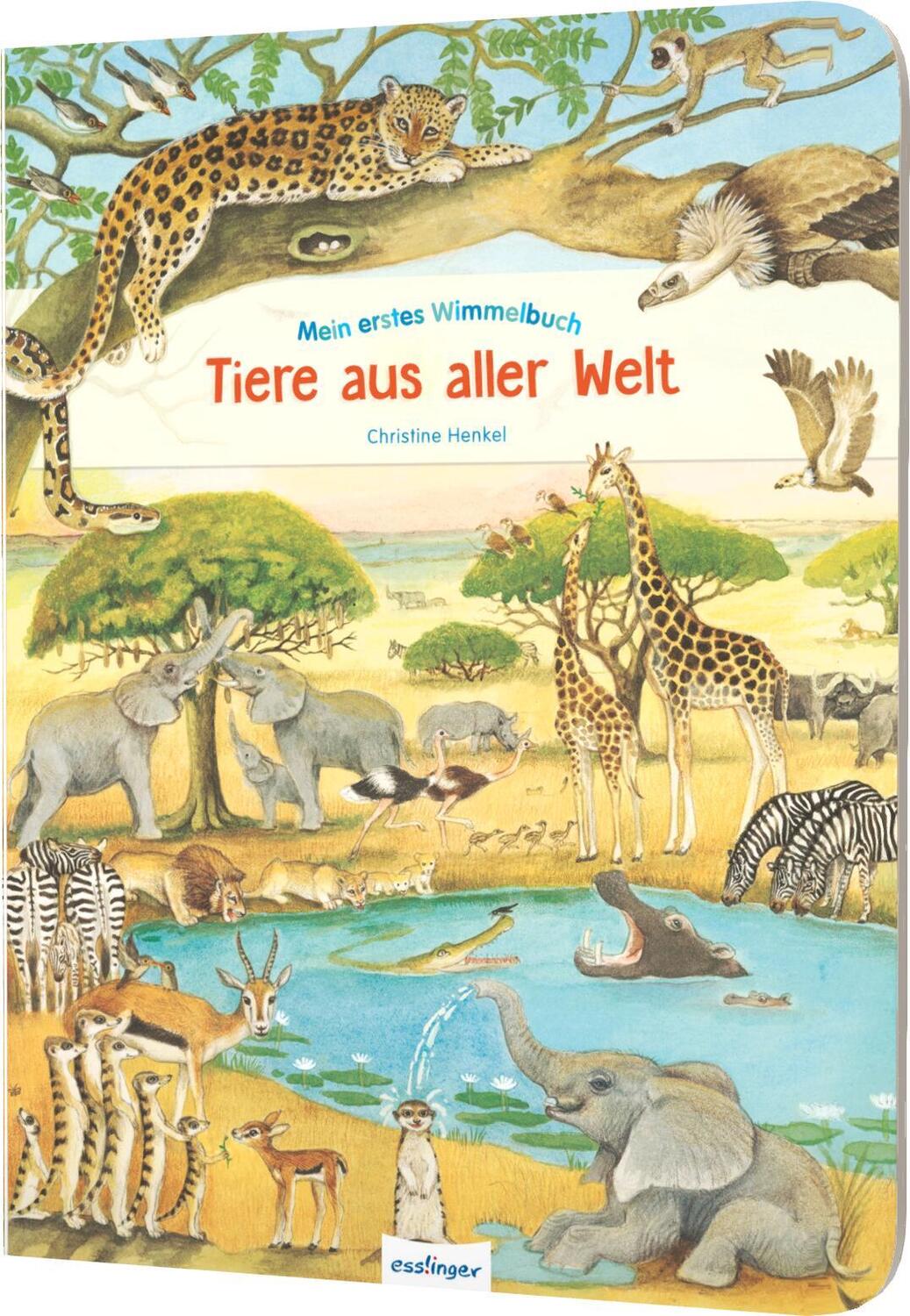 Cover: 9783480232314 | Mein erstes Wimmelbuch: Tiere aus aller Welt | Christine Henkel | Buch