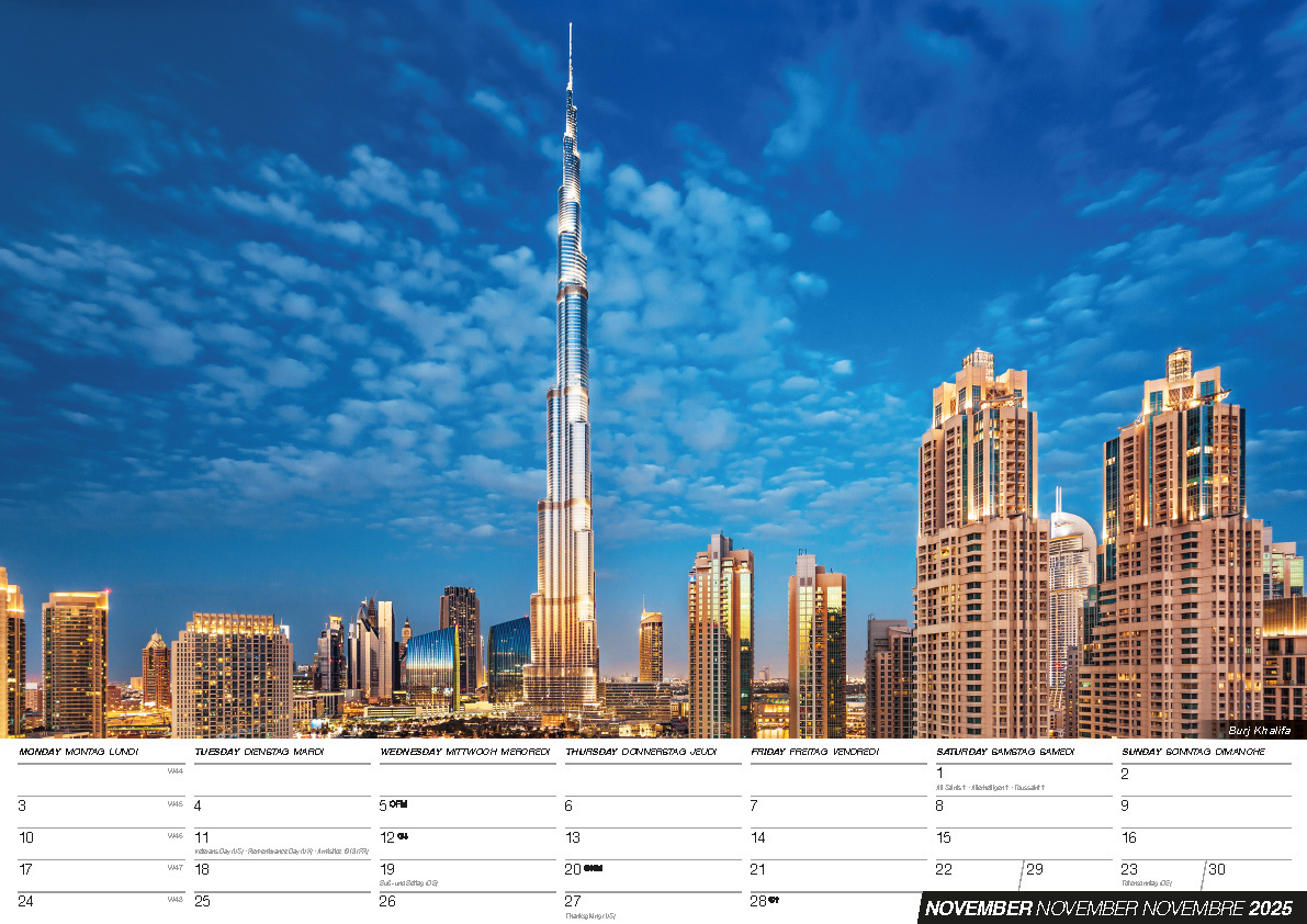 Bild: 9798893610000 | Dubai 2025 Offizieller Kalender | Kalender | 14 S. | Deutsch | 2025